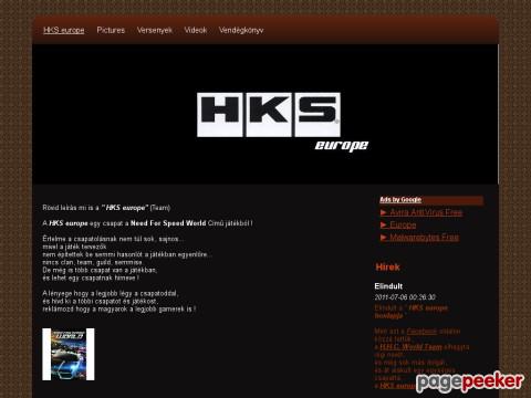 Hkseurope - HKS europe nfs need for speed world team hungary m ...