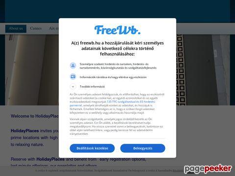 Holidayplaces - Kezdőoldal