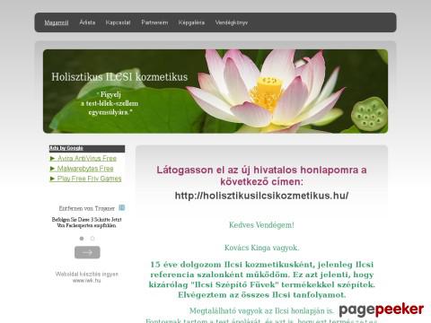 Holisztikusilcsikozmetikus - Holisztikus kozmetikus - Kovács Kinga ILCSI refer ...