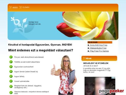 Honlapkeszitesingyen - akármi is lehetne