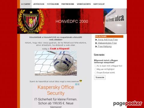 Honvedfc2000 - utánpotlás 2000,honvédfc2000-res korosztály