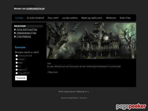 Horrorisztikus - kezdőlap