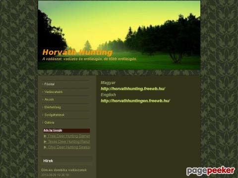 Horvathhunting