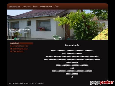 Hszobapartman - Hajdúszoboszlói Apartman Fürdőhőz Közel