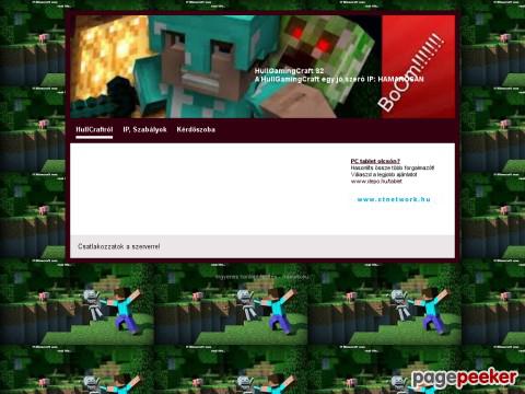 Hullcraft - Minecraft szerver