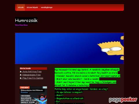 Humrozsak