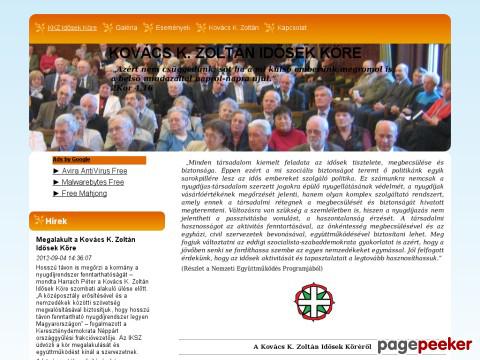 Idosek - idősek, idősügyi, kovács k. zoltán, kdnp