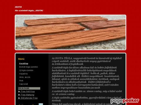 Igotategla - szeletelt téglaburkolatok