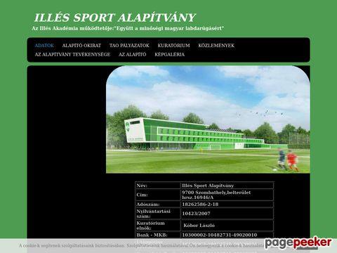 Illessportalapitvany