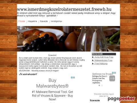 Ismerdmegkozelrolatermeszetet