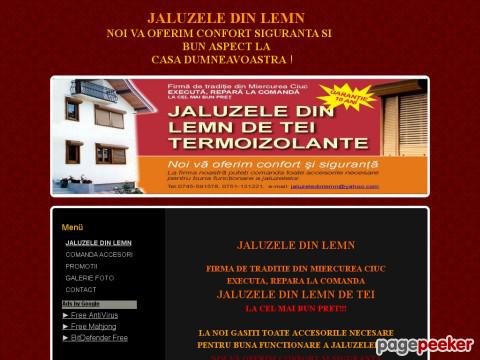 Jaluzeledinlemn - jaluzele din lemn