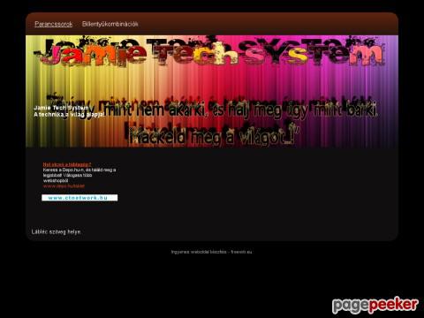Jamietechsystem - parancssorok, futtatás,
