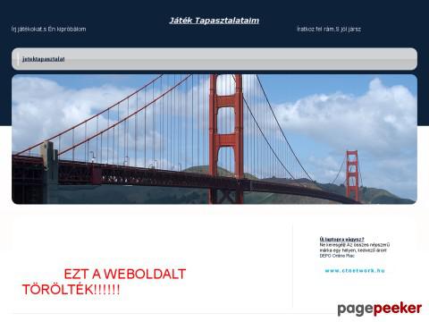 Jatektapasztalat - játékok