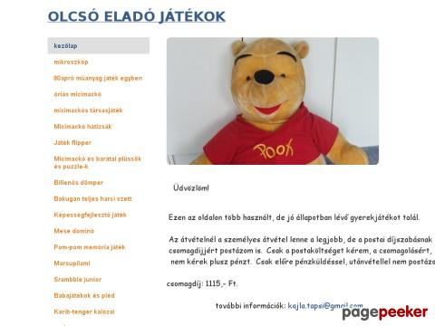 Jatekvasar - kezdolap