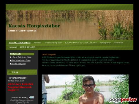 Kacsastohorgasztabor - Horgásztábor gyerekeknek!