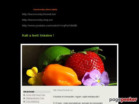 Kacsovszky - http://www.facebook.com/people/Kacsovszky-Janos/10 ...