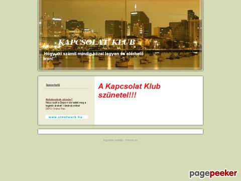 Kapcsolatklub - Mobiltelefon flotta szervezés