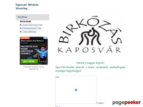 Kaposwrestling - Kaposvári Birkózás - Kezdőlap