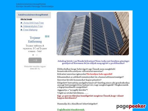 Katalinszalaineovbsegithetek
