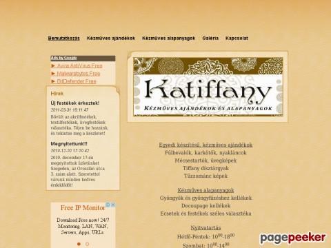 Katiffany - Katiffany, Gyöngyök, Tiffany, fülbevaló, kark ...