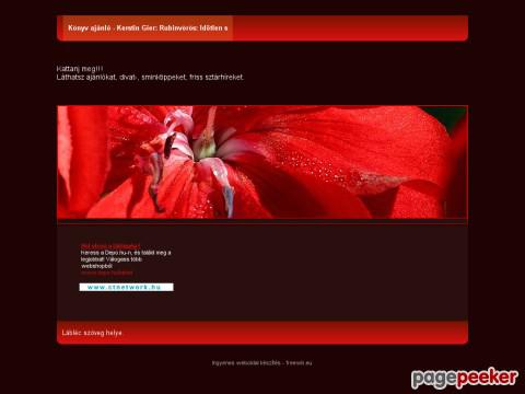 Kattanjmeg - Könyv ajánló - Kerstin Gier: Rubinvörös: Idő ...