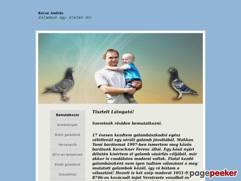 Kecsegalambok - Kecse András