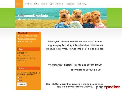 Kedvencekkuckoja - állateledel és felszerelés, kutyatáp, macskat ...