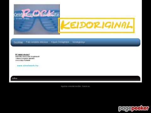 Keidoriginal - Kezdőlap - Keidoriginal website