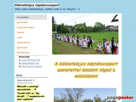 Keknefelejcs - Köszöntünk az oldalon...!