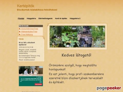 Kertepitok - kert kertépítés parkosítás kertitó kertitó  ...
