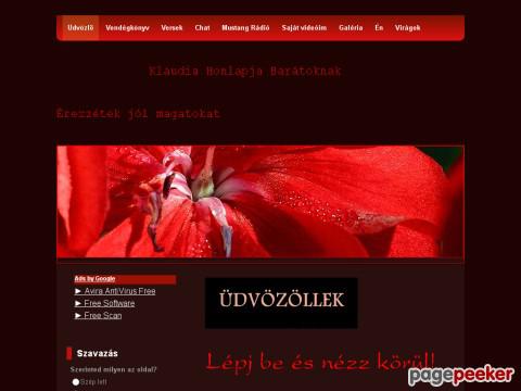 Klaudiahonlapjabaratoknak