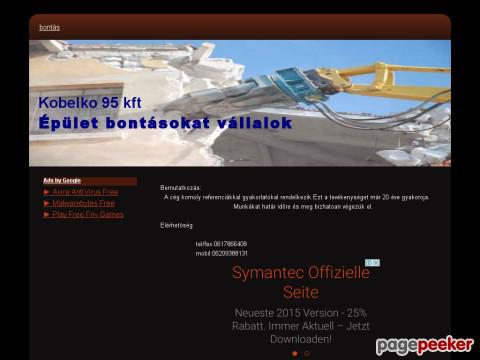 Kobelko95kft - botnás