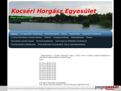 Kocserihorgasz - Kocséri Horgász Egyesület
