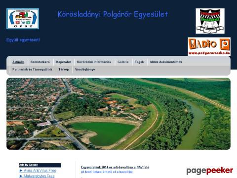 Korosladanypolgarorseg - Körösladányi Polgárőr Egyesület