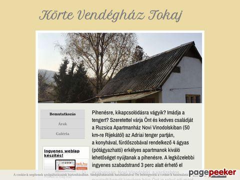 Korte-vendeghaz - Kezdőoldal
