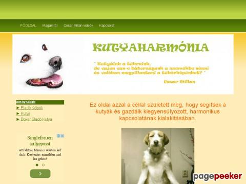 Kutyaharmonia - Kutyaharmónia, Tanácsadás problémás kutyák g ...