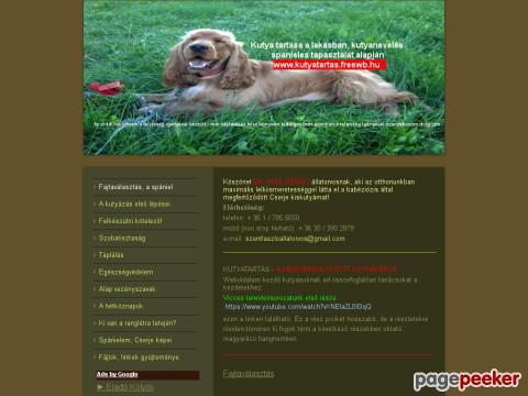 Kutyatartas - kutyatartás, kutya a lakásban, kutyanevelés, sp ...