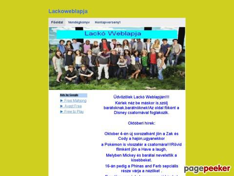 Lackoweblapja