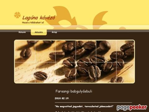 Lagunakavezo - Lagúna kávézó - Egy forró kávé mindig jól  ...