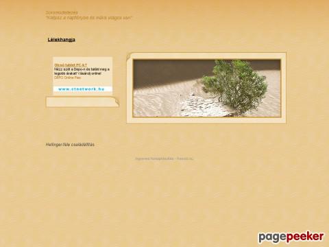 Lelekhangja - Sorsmodellezés: Hellinger-féle családállítás