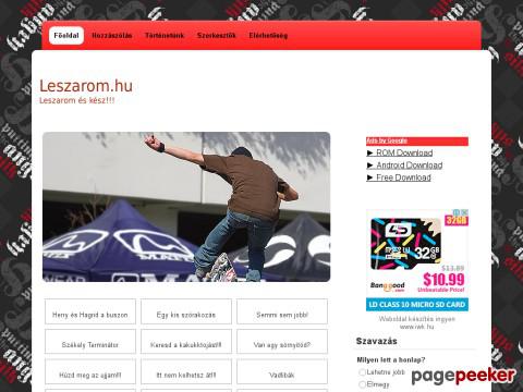 Leszarom - Leszarom.hu