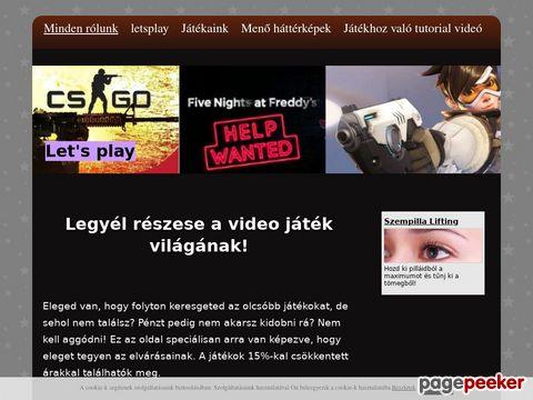 Letsplay - Kezdőoldal
