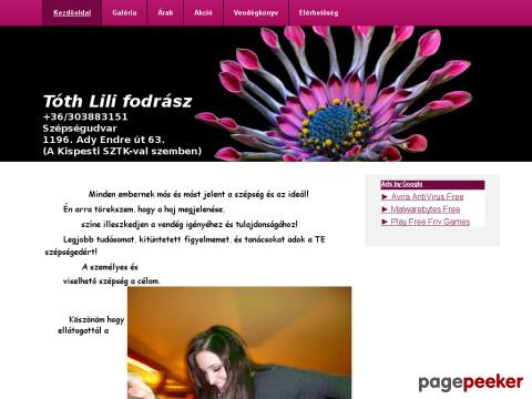 Lilifodrasz - lilifodrász Kispest