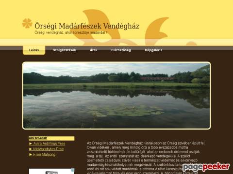 Madarfeszekvendeghaz