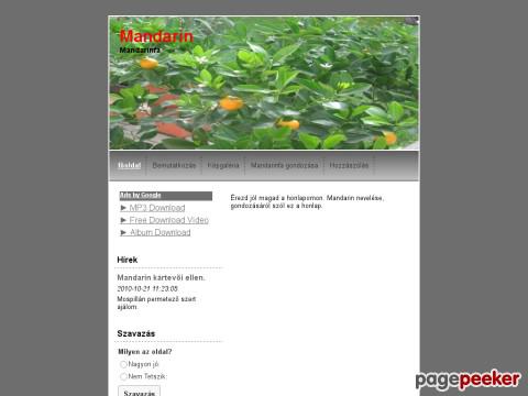Mandarin - Főoldal