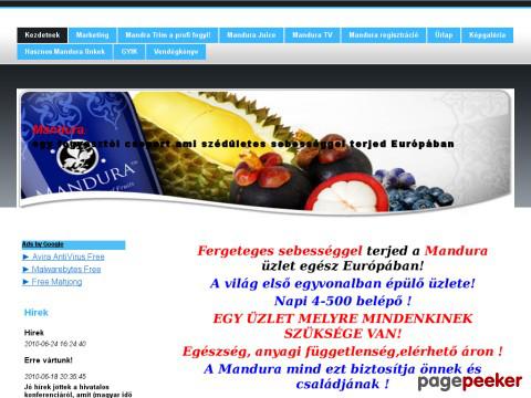 Mandura66 - mandura regisztráció mlm üzlet egésség