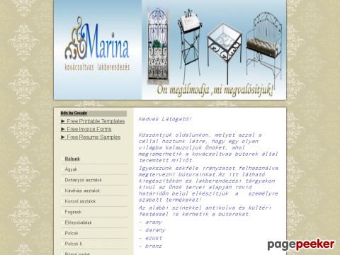 Marinadesign - kovácsoltvas kiegészítők, lakberendezés,ková ...