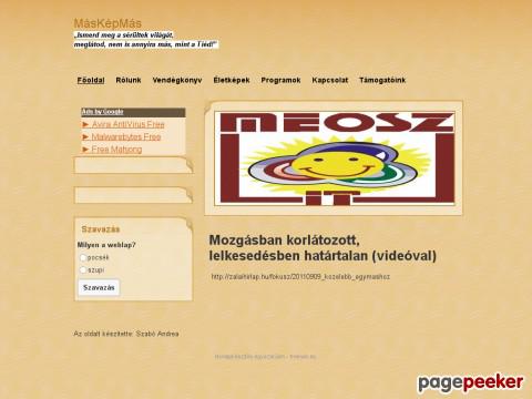 Maskepmas - sérült, mozgi, roki