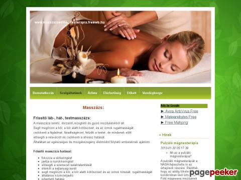 Masszazsesmagnesterapia - bemutatkozás