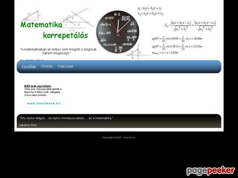 Matekkorep - Matematika korrepetálás